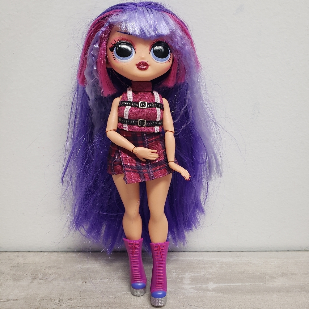 LOL Surprise 9" OMG Shadow Winter Disco Fashion Purple Hair Doll 2019